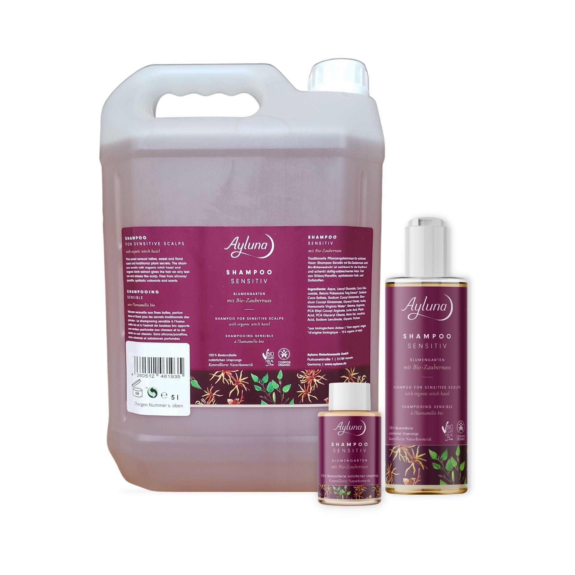 Shampoo Sensitiv Blumengarten im 5l Kanister