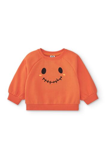 Sweat Bébé Orange Citrouille Réf : 86257 2