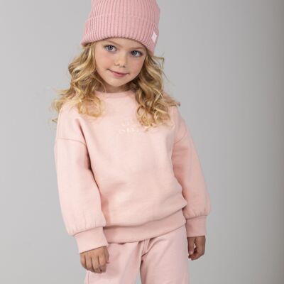 Sweatshirt für Babys, rosa, Smile Ref: 83003