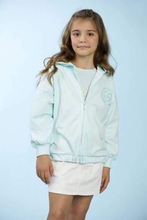 Aquamarine Girl's Sweatshirt Ref: 84084