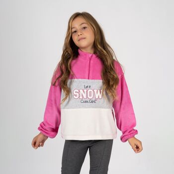 Sweat de ski multicolore fille Réf : 77234 1