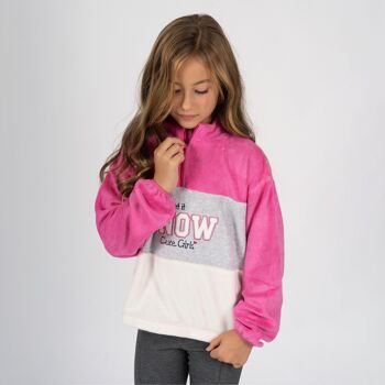 Sweat de ski multicolore fille Réf : 77234 3