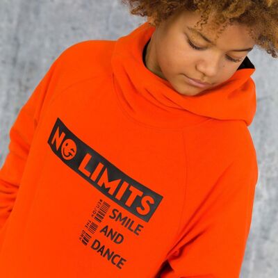 Orangefarbenes Sweatshirt für Jungen Ref: 83439