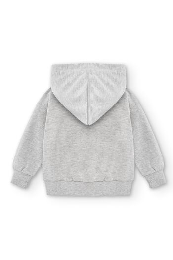 Sweat garçon gris CHG Réf : 83102 3