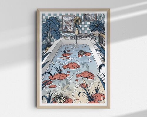 L'heure du bain print