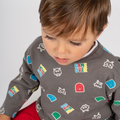 Bedrucktes Baby-Sweatshirt Ref: 77537