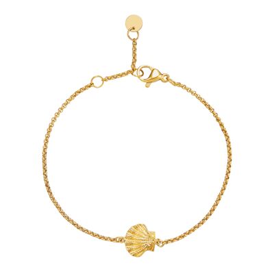 Goldenes Muschelarmband – Sainte Jakez