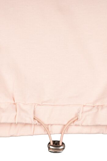 T-shirt fille rose avec fermeture à cordon Réf : 83333 5
