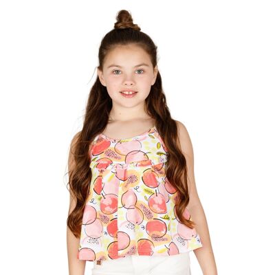 T-shirt fille imprimé Réf : 78343