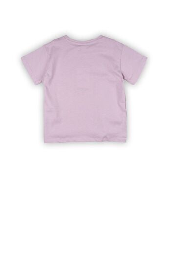 T-shirt fille violet Réf : 84066 4