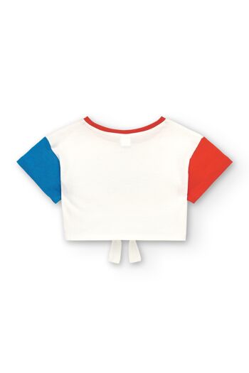 T-shirt fille multicolore Réf : 84723 4