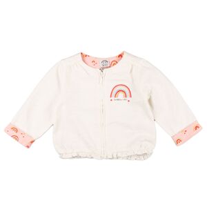 Sweat bébé ouvert coloris écru Réf : 78010