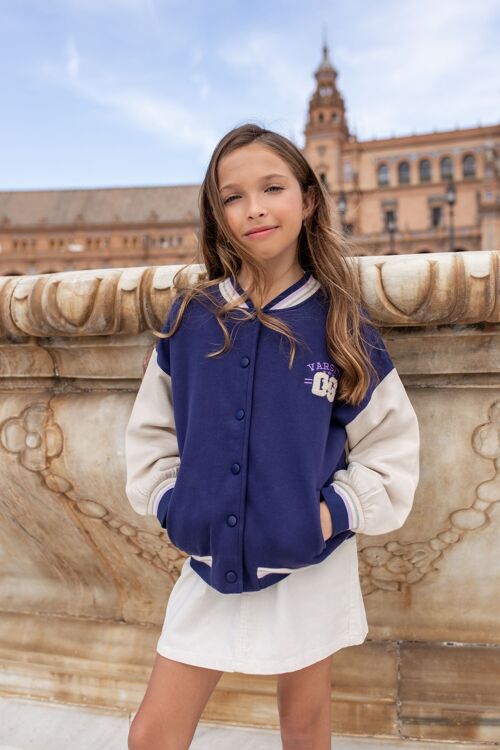 Girl's open sweatshirt Ref: 86791