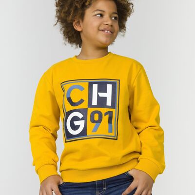 CHG gelbes geschlossenes Sweatshirt für Jungen Ref: 83101