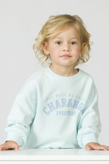 Sweat bébé aigue-marine Réf : 84034 1