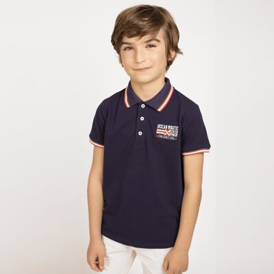 Marineblaues Poloshirt für Jungen Ref: 79140