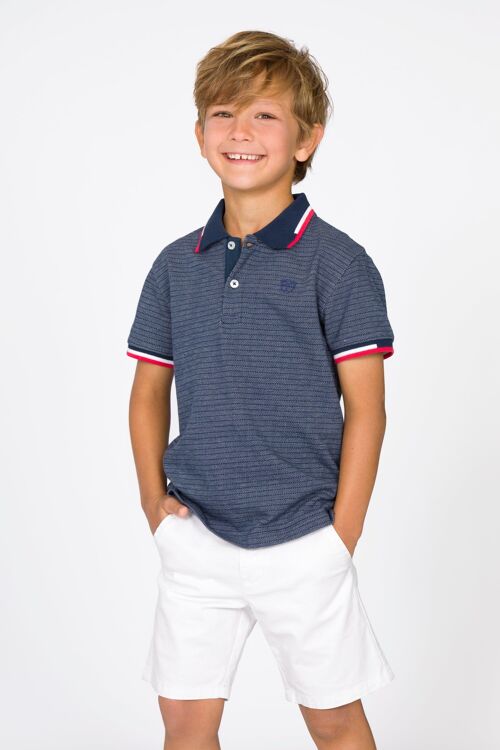 Navy boy's polo Ref: 87667