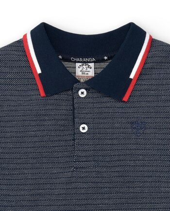 Polo garçon marine Réf : 87667 3