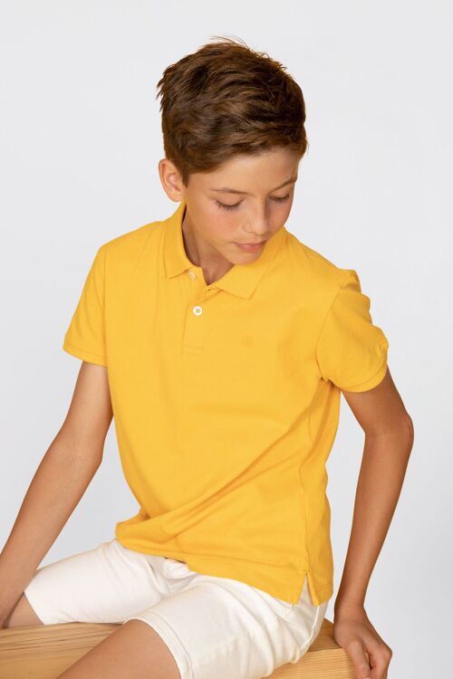 Mustard boy's polo Ref: 84124