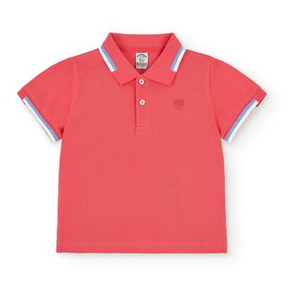 Rotes Poloshirt für Jungen Ref: 87669