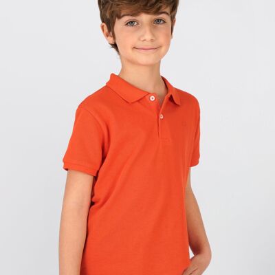 Rotes Poloshirt für Jungen Ref: 84124