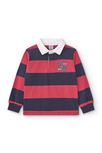 Polo garçon CHG rouge Réf : 86470 2