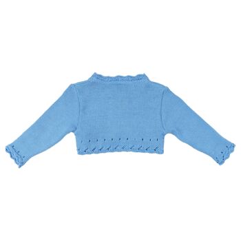 Cardigan bébé bleu Réf : 79182 2