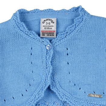 Cardigan bébé bleu Réf : 79182 3