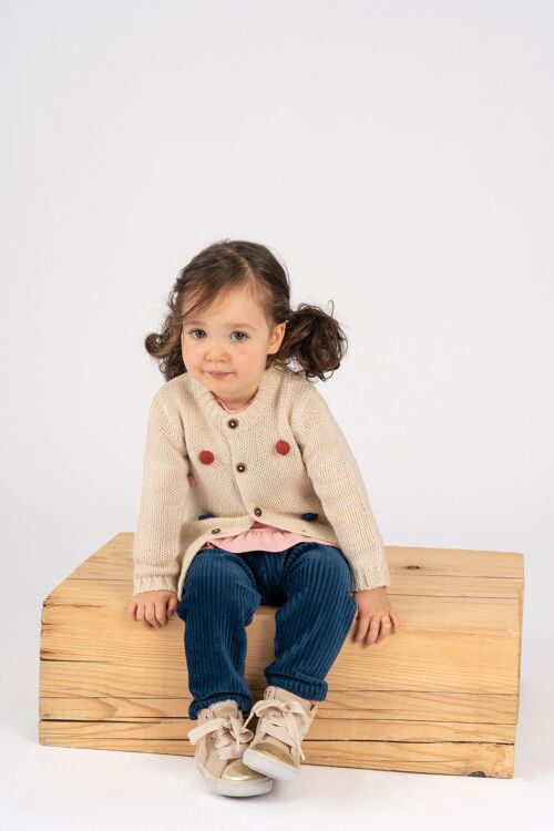 Beige baby cardigan Ref: 77568