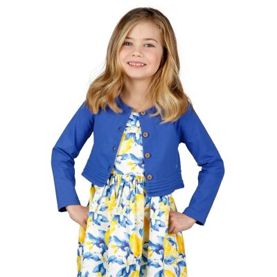 Cardigan fille bleu Réf : 78211