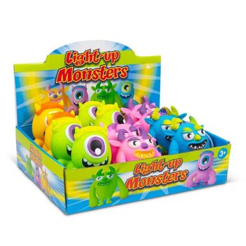 Squiushy Toys // Light Up Monster // jouet monstre squishy brillant 3