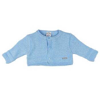 Cardigan nouveau-né bleu Réf : 79180 1