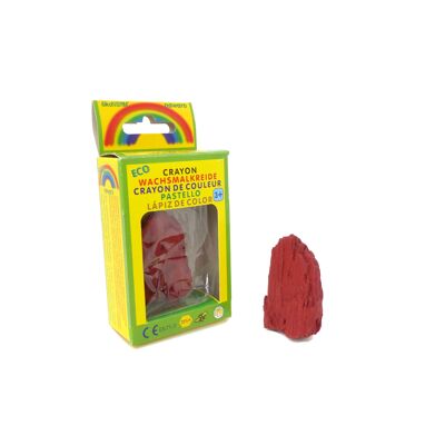 Figurine en cire "Carbo" nawaro, rouge-marron