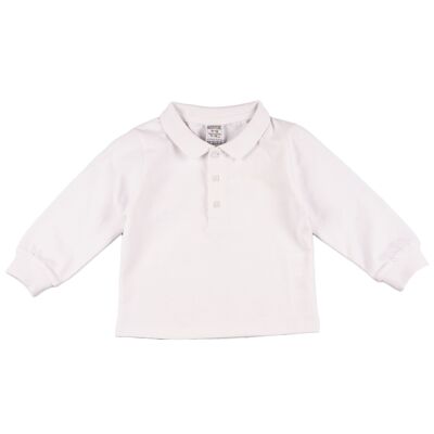 Polo bianca da bambino Rif: 77074