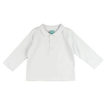 Polo bébé blanc Réf : 77501 1