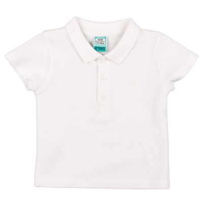 Weißes Baby-Poloshirt Ref: 78501