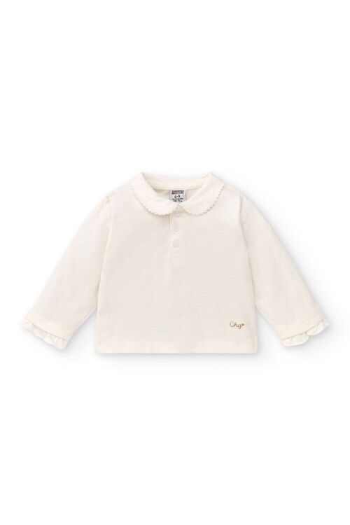 Ecru baby polo shirt Ref: 83014