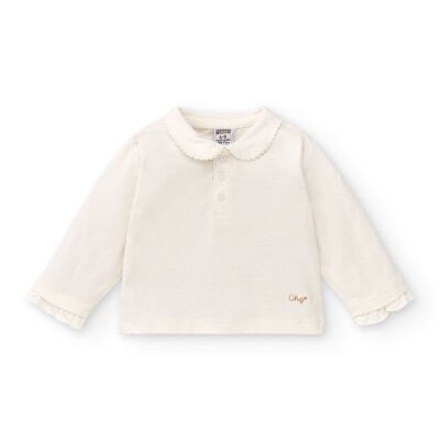Ecru baby polo shirt Ref: 83014