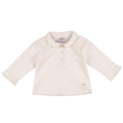 Raw baby polo shirt with round neck Ref: 77075