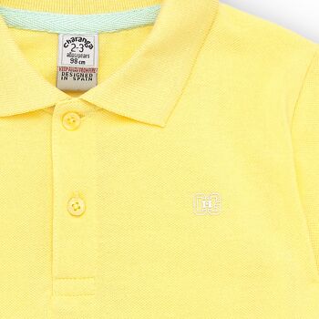 Polo garçon jaune Réf : 84125 3