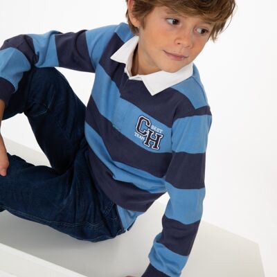 Polo CHG blu da bambino Rif: 86470