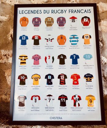 Affiche légendes du rugby français 2