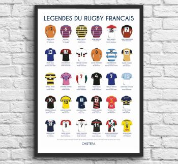 Affiche légendes du rugby français 5