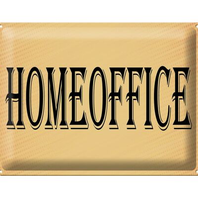 Blechschild Hinweis 40x30 cm Homeoffice Deko Schild