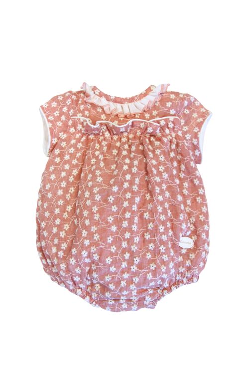 Cocote & Charanga pink baby romper Ref: 32401