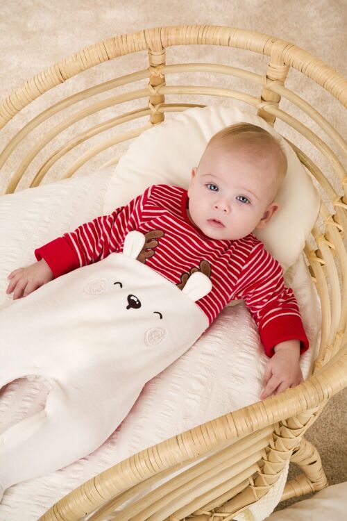 Christmas print newborn romper Ref: 86206