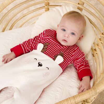 Christmas print newborn romper Ref: 86206