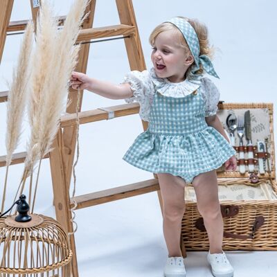 Cocote & Charanga blue baby dungarees Ref: 32428