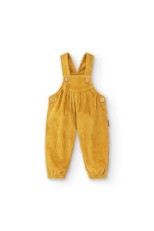 Mustard baby dungarees Cocote & Charanga Ref: 51631