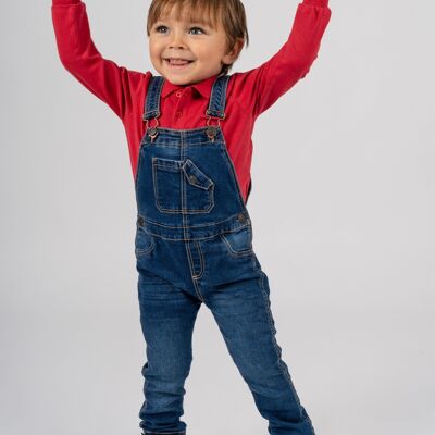 Basic Texan baby dungarees Ref: 77158